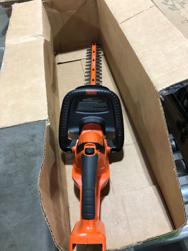 Photo 2 of BLACK+DECKER 20V MAX Cordless Hedge Trimmer, 22-Inch