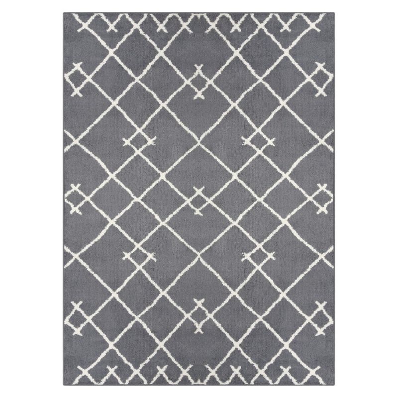 Photo 1 of 5'X7' Kenya Fleece Geometric Tufted Area Rug - Project 62™
