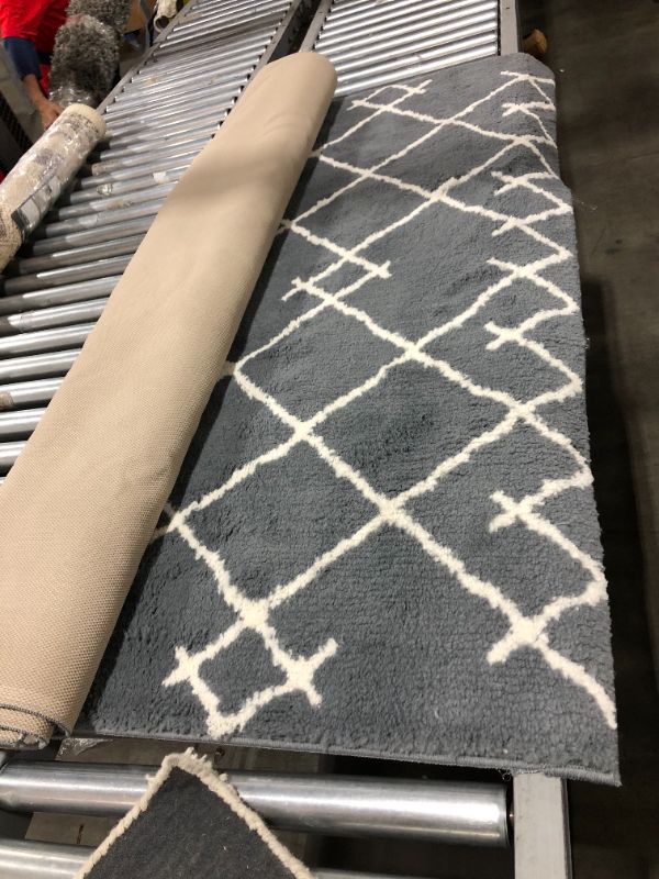 Photo 1 of 5'X7' Kenya Fleece Geometric Tufted Area Rug - Project 62™
