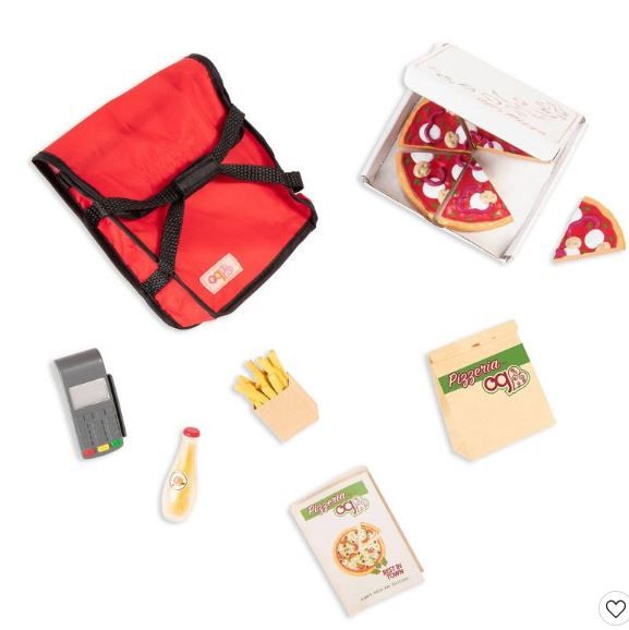 Photo 1 of Our Generation Play Food Pizza Delivery Set for 18" Dolls - Order's Up