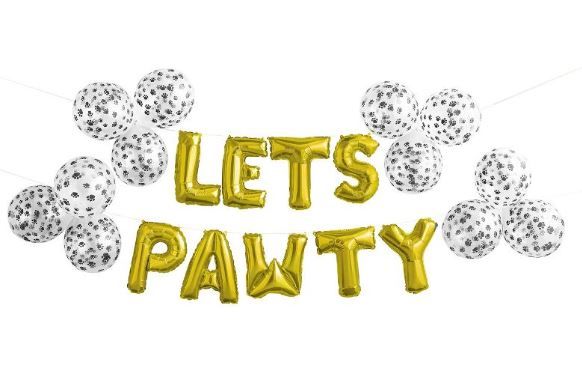 Photo 1 of 21ct Let's 'Pawty' Balloon Pack - Spritz