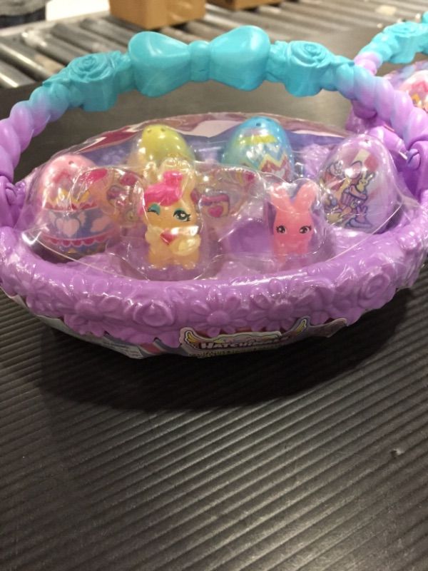 Photo 2 of (2 PACK) Hatchimals CollEGGtibles, Family Spring Toy Basket with 6 Bunny Characters