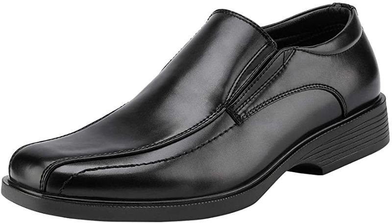 Photo 1 of [Size 11] Bruno Marc Men's Formal Leather Lined Dress Loafers Shoes [Black]