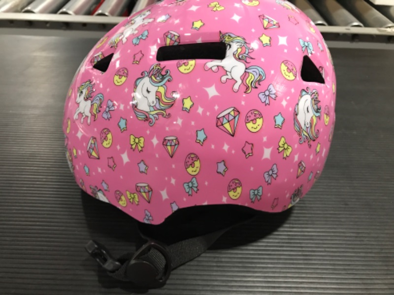 Photo 3 of [Size S] Kids Toddler Bike Helmet Ages 3-5-8 [Unicorns and Diamonds]