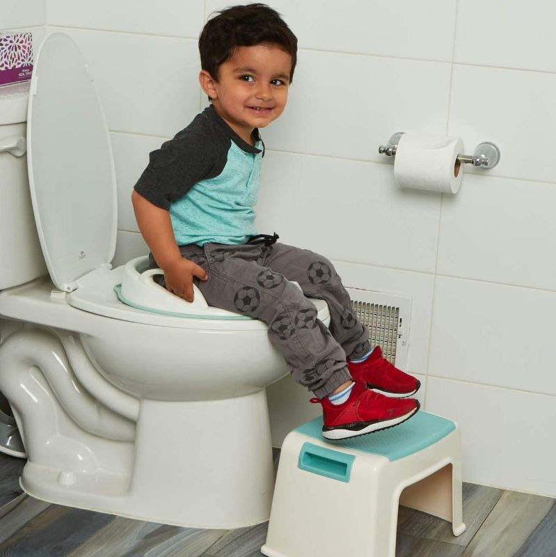 Photo 2 of Jool Baby- Potty Training Seat for Boys and Girls With Handles, Fits Round & Oval Toilets, Non-Slip with Splash Guard