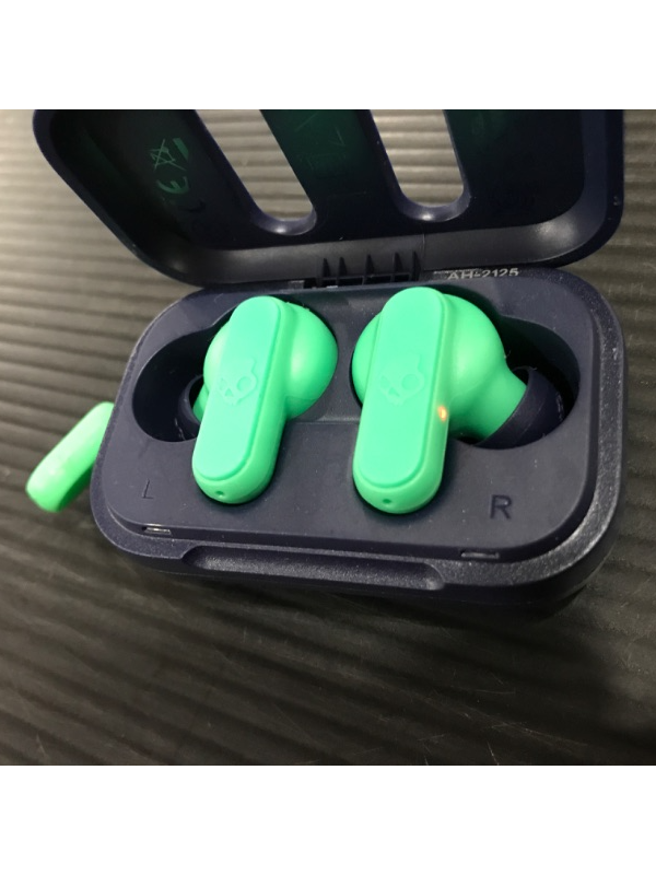 Photo 5 of Skullcandy Dime- Earphones with Mic--Dark Blue/Green
