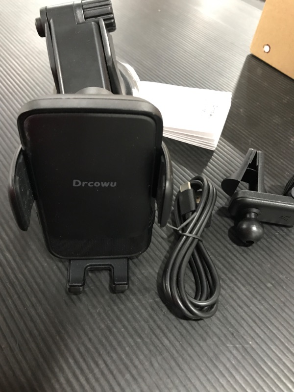 Photo 4 of Drcowu Wireless Car Charger Mount with Coil Free Positioning Technology