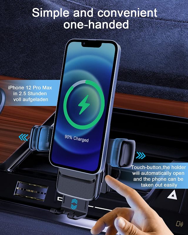 Photo 1 of Drcowu Wireless Car Charger Mount with Coil Free Positioning Technology