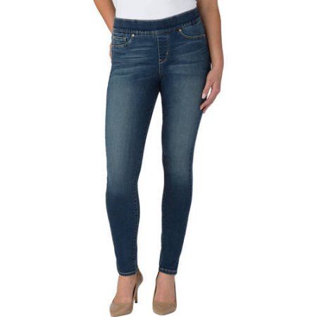 Photo 1 of [16L 33x32"] Signature by Levi Strauss & Co. Women's Totally Shaping Pull On Skinny Jeans