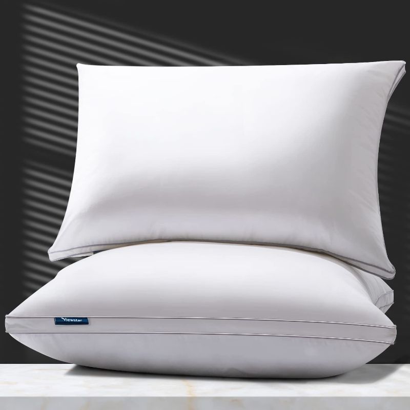 Photo 1 of [Size King] 2 Pack Medium Firm Pillow for Side Back Sleeper (20x34)