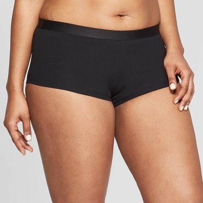 Photo 1 of 3 PACK!!! LARGE Women's Cotton Ribbed Boyshort - Auden™

