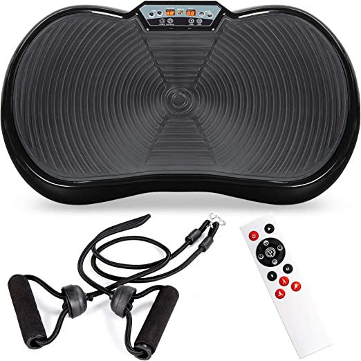 Photo 1 of Best Choice Products Vibration Plate Exercise Machine Full Body Fitness Platform for Weight Loss & Toning w/Resistance Bands, 10 Preset Workouts, Remote Control
