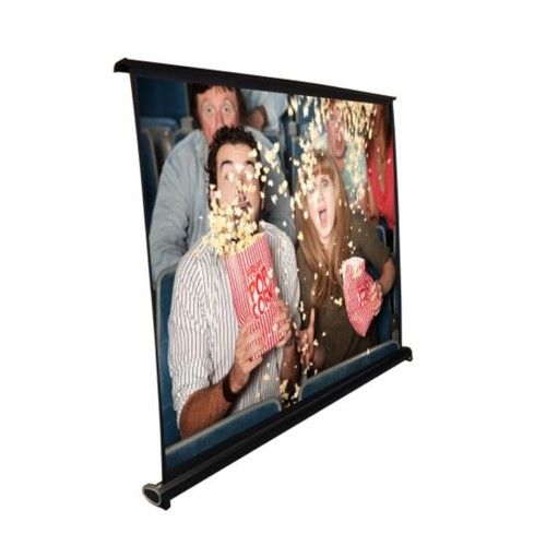 Photo 1 of 40 in. Retractable Pull-out-Style Manual Projector Screen
