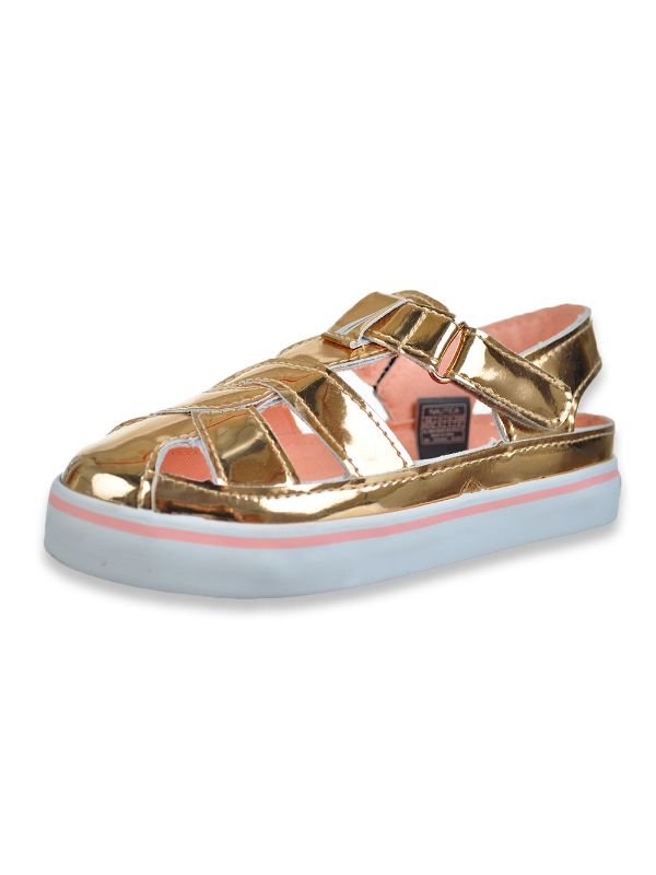 Photo 1 of NAUTICA GIRLS' MIKKEL METALLIC SANDALS (Size 11)