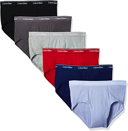 Photo 1 of Calvin Klein Men's Cotton Classics 6-Pack Brief (L)
