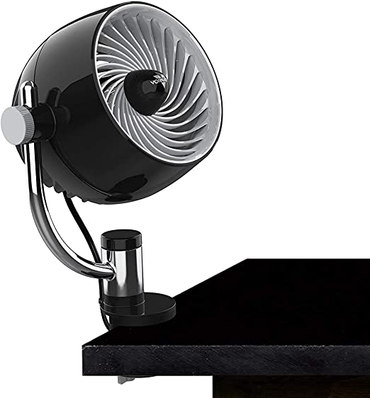 Photo 1 of Vornado Pivot3C Compact Air Circulator Clip On Fan with Multi-Surface Mount, Black
