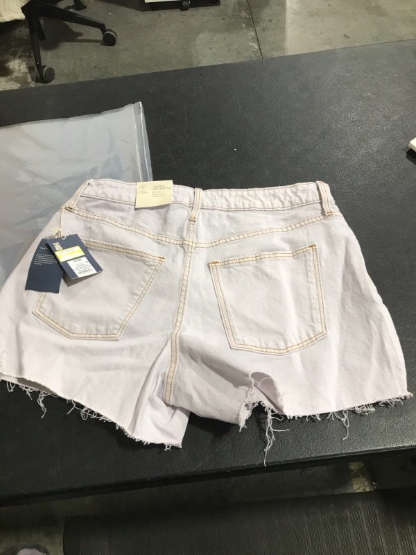 Photo 2 of 10/30 Women's High-Rise Vintage MIDI Jean Shorts - Universal Thread™
