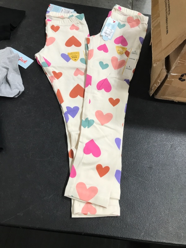 Photo 2 of 2 PACK Girl' Heart Legging - Cat & Jack™ SIZE SMALL 6-6X 
