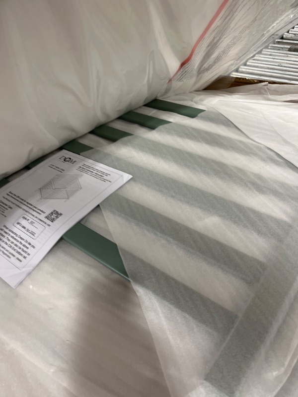 View 3 of Dream on Me Bellport 4 in 1 Convertible Mini/Portable Crib, Mini Baby Crib, Includes 1.5 Mattress in Green **SOME HARDWARE MAY BE MISSING DUE TO SHAPE OF BOX**