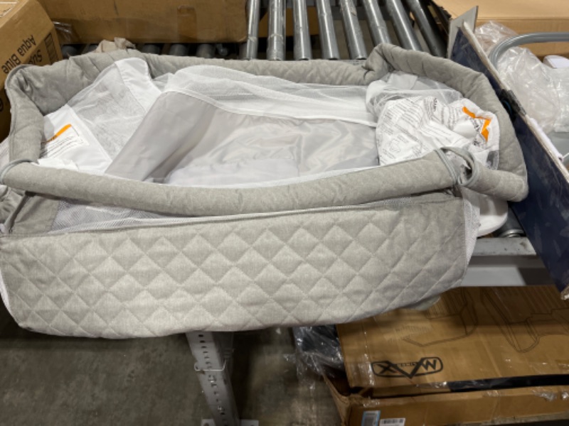 Photo 3 of Baby Delight Beside Me Somni Bassinet and Bedside Sleeper in Grey