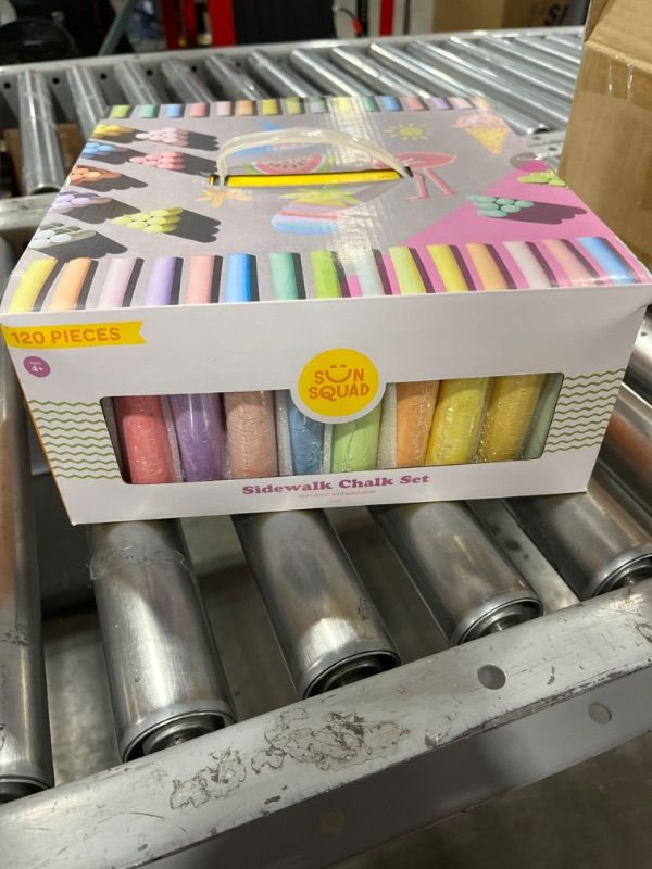 Photo 1 of 120pc Sidewalk Chalk - Sun Squad