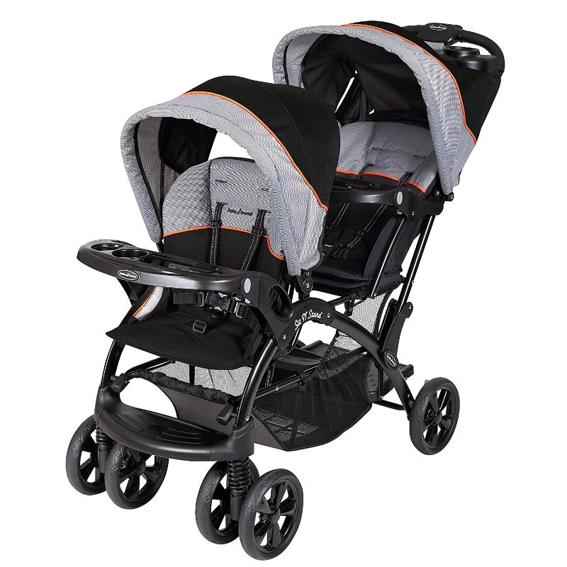 Photo 1 of Baby Trend Double Sit N Stand Stroller, Millennium Orange
