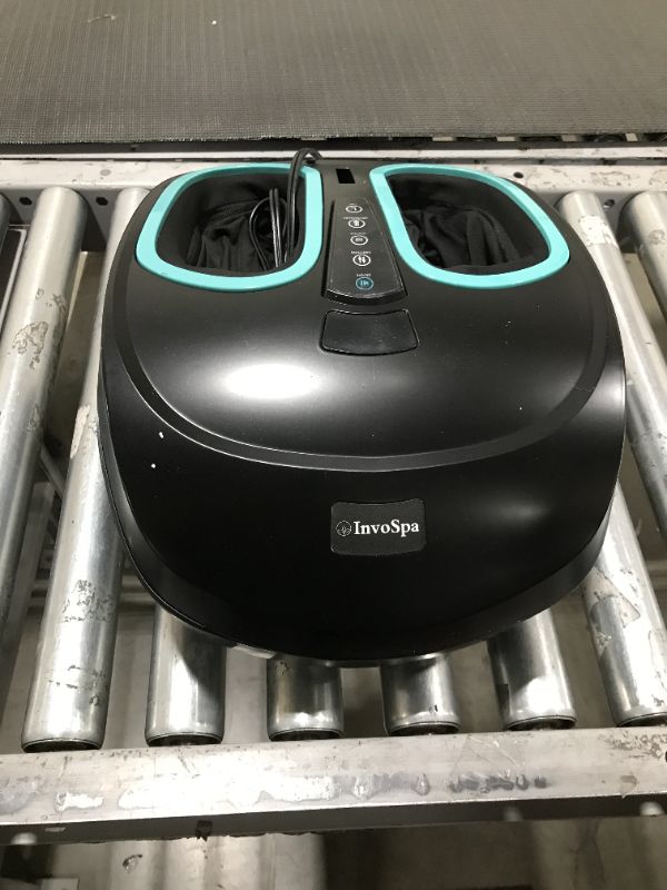 Photo 1 of Shiatsu Foot Massager Machine with Heat - Electric Deep Kneading Heated Foot Massage Air Compression - Circulation, Legs, Plantar Fasciitis, Neuropathy Pain Therapy Spa Feet Massager Stocking Stuffers 