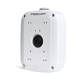 Photo 1 of Foscam FAB28S Stainless Steel Waterproof Junction Box for HT2 FI9928P SD2X SD4 WiFi IP Surveillance Camera, White
