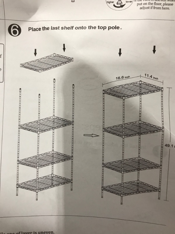 Photo 1 of 4 STAND UP SHELF