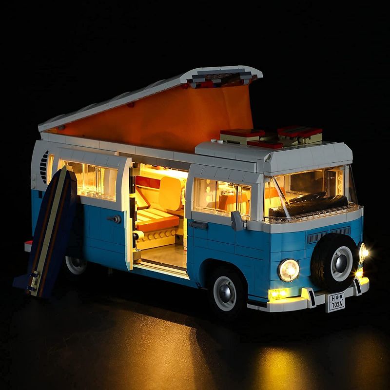 Photo 1 of BRIKSMAX Led Lighting Kit for T2 Camper Van - Compatible with Lego 10279 Building Blocks Model- Not Include The Lego Set