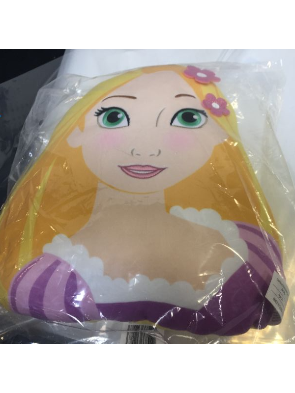 Photo 2 of Disney Princess Character Head 13-Inch Plush Rapunzel, Tangled, Soft Pillow Buddy Toy for Kids, by Just Play 12 x 4 x 13 inches

