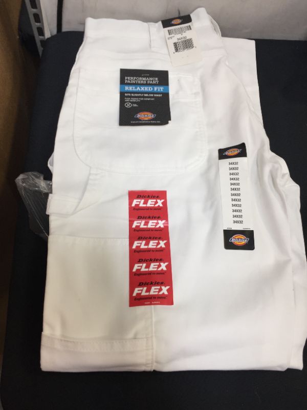 Photo 3 of Dickies Men's Relaxed Straight Flex Painter's Pant. 34X32
