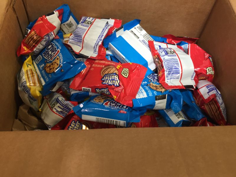 Photo 1 of OREO Original, OREO Golden, CHIPS AHOY! & Nutter Butter Cookie Snacks Variety Pack, School Lunch Box Snacks, 56 Snack Packs (2 Cookies Per Pack). EXP 08/03/22
