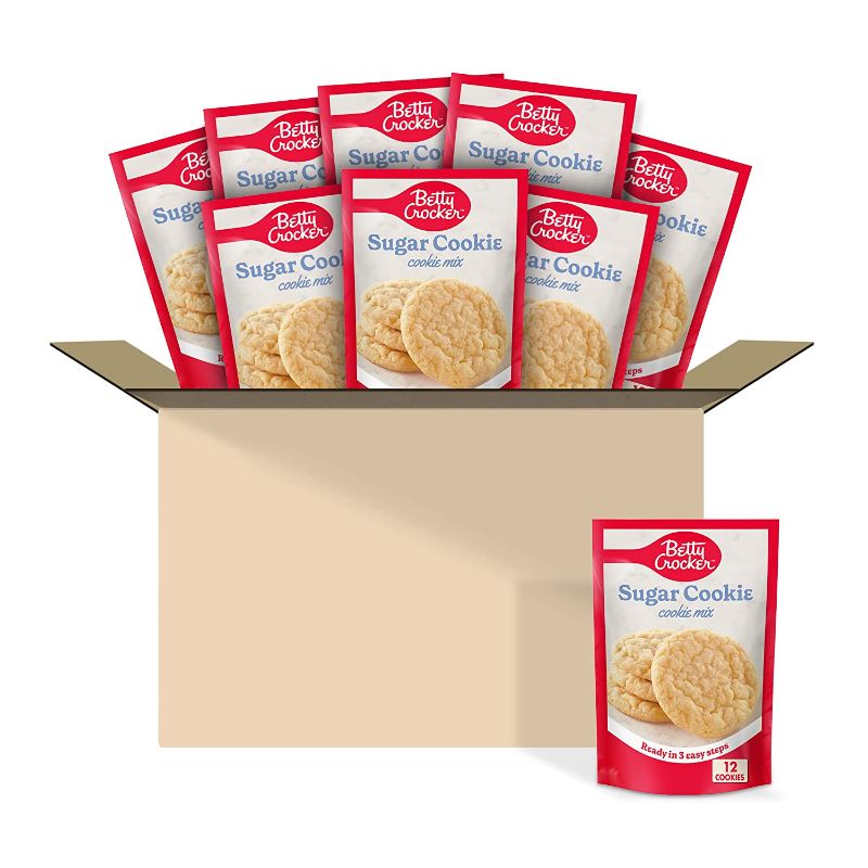 Photo 1 of Betty Crocker Baking Mix, Sugar Cookie Mix, 6.25 oz (Pack of 9) EXP 09/29/22
