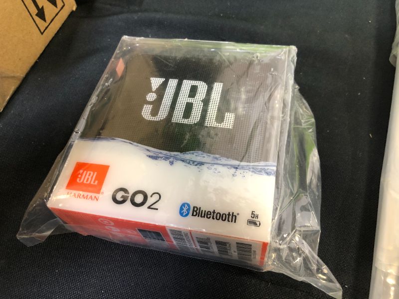 Photo 2 of JBL GO2 - Waterproof Ultra-Portable Bluetooth Speaker - Black
