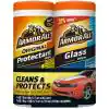 Photo 1 of ARMOR ALL Original Car Protectant Wipes and Glass Wipes Twin-Pack (60 Count Total)

