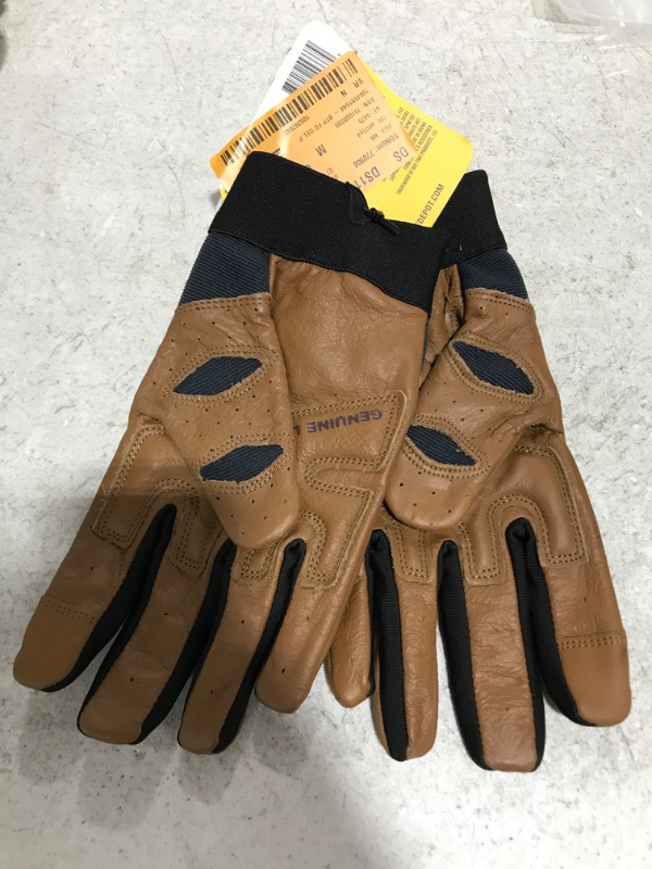 Photo 3 of Firm Grip Gel Pro Hybrid Large Glove (1-Pair), Brown
