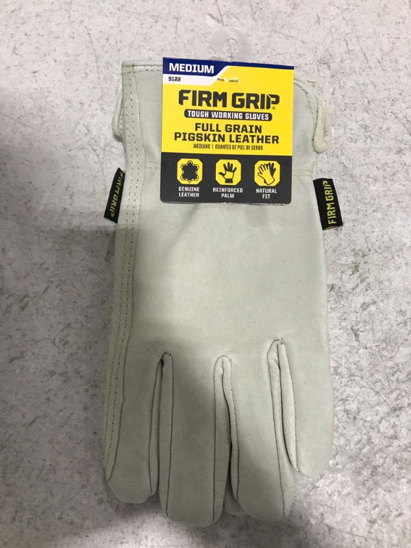 Photo 3 of FIRM GRIP Medium Grain Pigskin Leather Work Gloves
