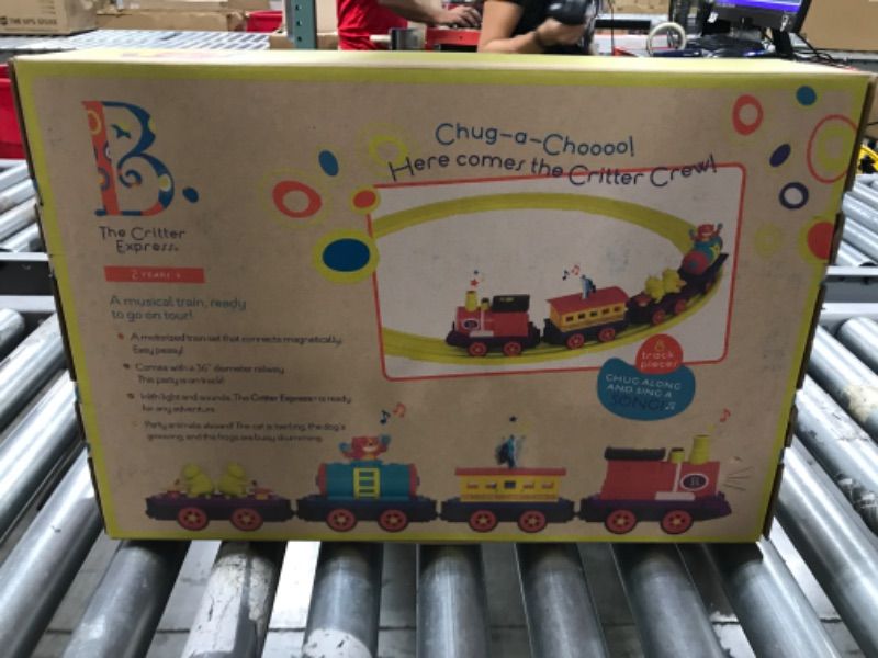 Photo 1 of B Toys Critter Express Train Set with Music & Lights. BRAND NEW IN BOX.
