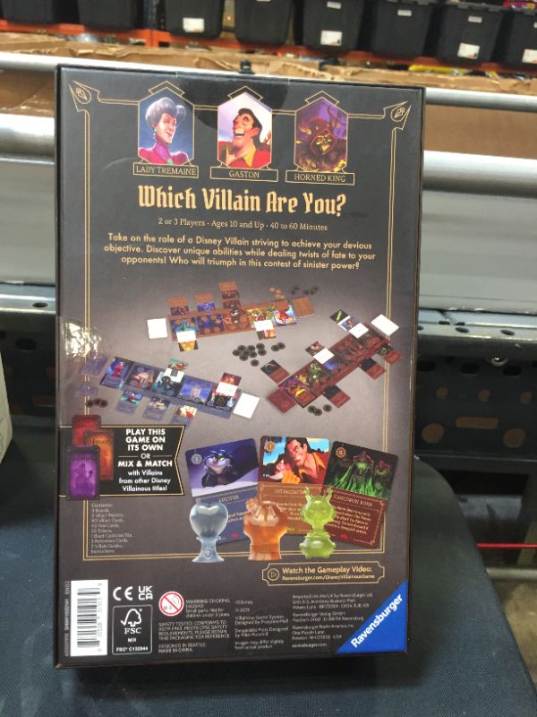 Photo 2 of Ravensburger Disney Villainous: Despicable Plots Strategy Board Game for Ages 10 and Up – The Newest Standalone Game in The Award-Winning Disney Villainous Line. NEW IN BOX. -----factory sealed
