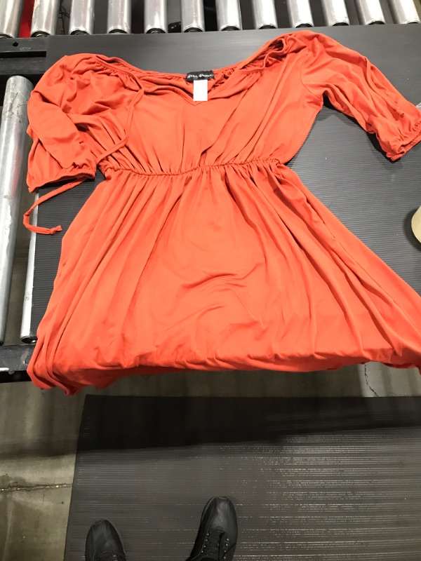 Photo 1 of Burnt Orange Dress. Size Small