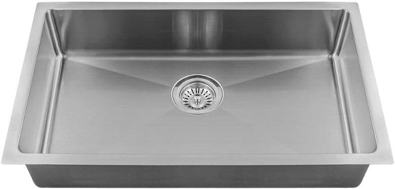 Photo 1 of 2905S-18 Single Bowl 3/4" Radius Stainless Steel Sink, Sink Only
