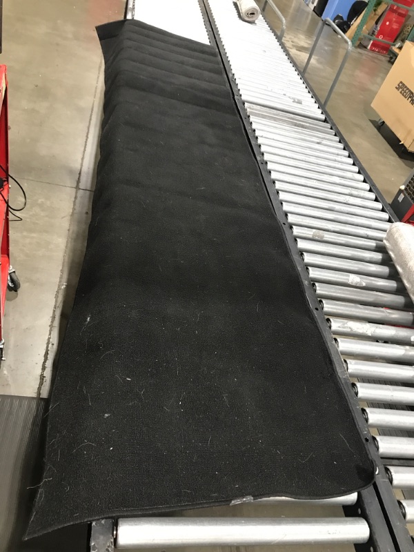 Photo 1 of 116" x 32" Black Area Rug