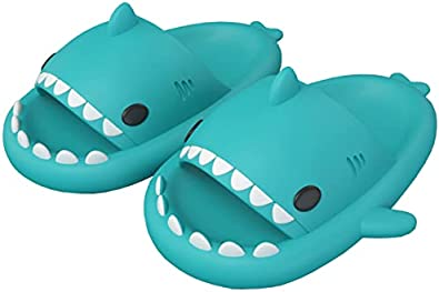 Photo 1 of Avilego Unisex Shark Slides Non-Slip Novelty Open Toe Sandals Fashionable Cute Beach Slippers Indoor & Outdoor size 5.5
