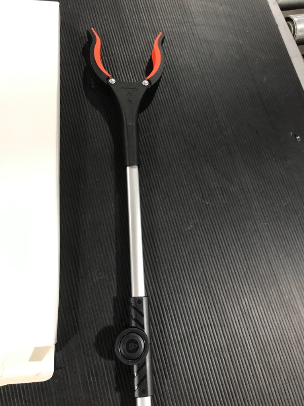 Photo 3 of 2022Upgrade Grabber Reacher Tool, 0°-180° Angled Arm, 360° Rotating Head, Wide Jaw, Handy Trash Claw Grabbers for Elderly, Reaching Tool for Trash Pick Up Stick, Litter Picker, Arm Extension (Orange)
