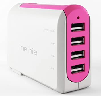 Photo 1 of Portable Station for iPhone, iPad, Samsung Galaxy, Note, Cell Phones and Tablets (Pink)
