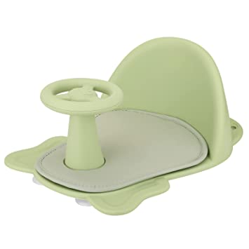 Photo 1 of BLANDSTRS Baby Bath Seat Bathtub Baby Bath Chair with Non-Slip Soft Mat, Portable Toddler Child Bathtub Seat for Babies 6 Months & Up(Green)