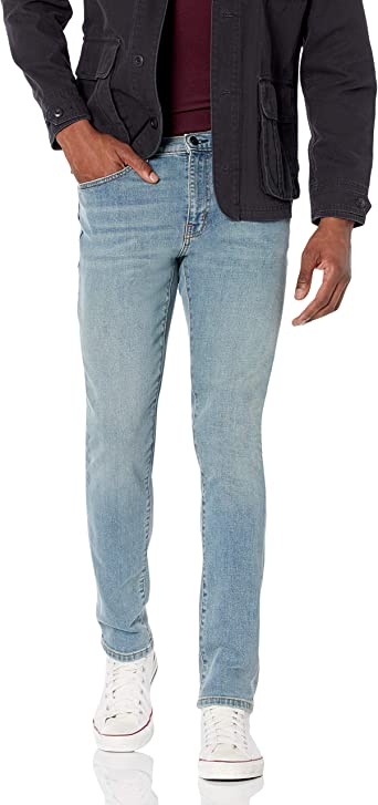 Photo 1 of amazon essentials skinny moulant jeans
33 W X 32 L