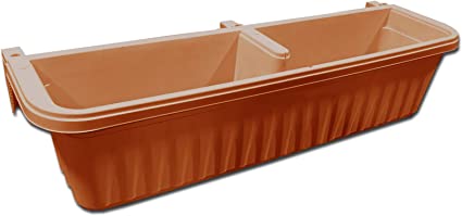 Photo 1 of 32" Adjustable Railing Planter, Terra Cotta
