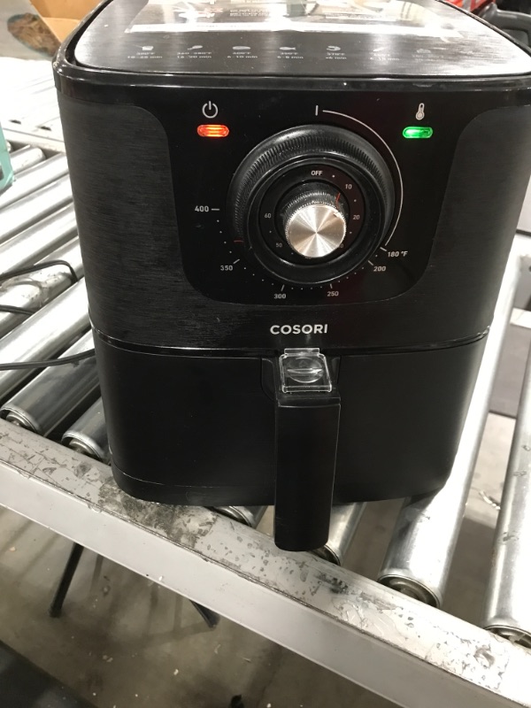 Photo 2 of COSORI Air Fryer (Recipes Included), Large Oilless Oven Cooker with 8 Cooking Guide Deluxe Temperature Control, Nonstick Basket, ETL Listed, 5.8 QT, Knob-Black